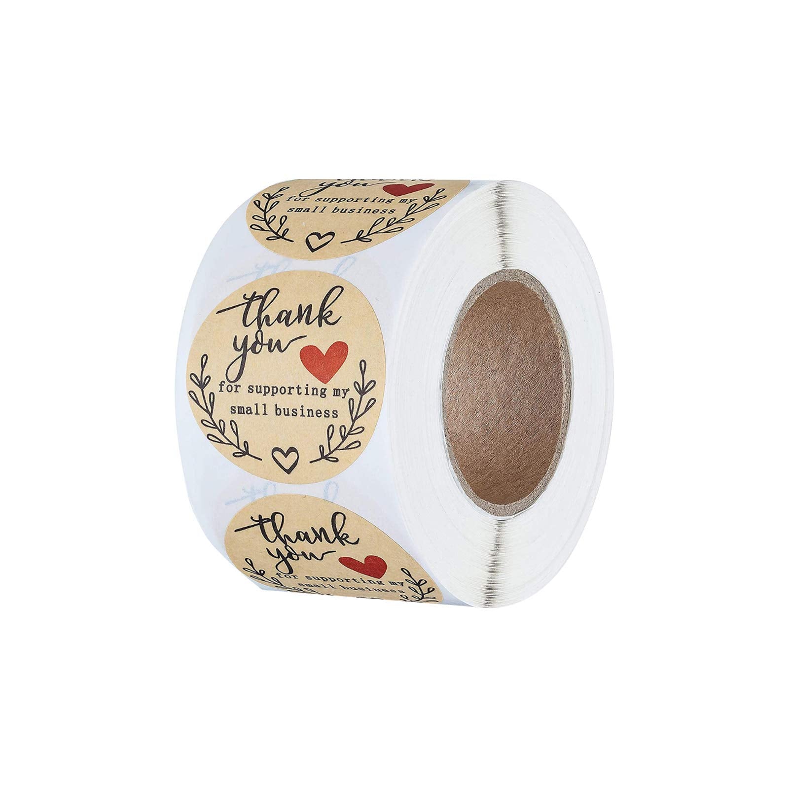 HASTHIP 500pcs 2inch Thank You Stickers Labels for Elegant Floral Adhesive Packaging Sticker Roll Scrapbook Gift Paper Labels for Christmas Craft Card Making HASTHIP 500pcs 2inch Thank You Stickers Labels for Elegant Floral Adhesive Packaging Sticker Roll Scrapbook Gift Paper Labels for Christmas Craft Card Making